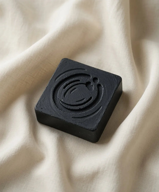 The charcoal soap